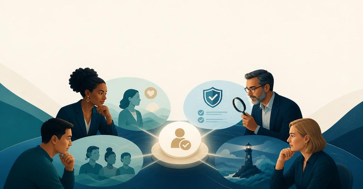 Customer service leaders tracing a billable AI resolution through customer need, automated action, human review, and durable outcome verification.